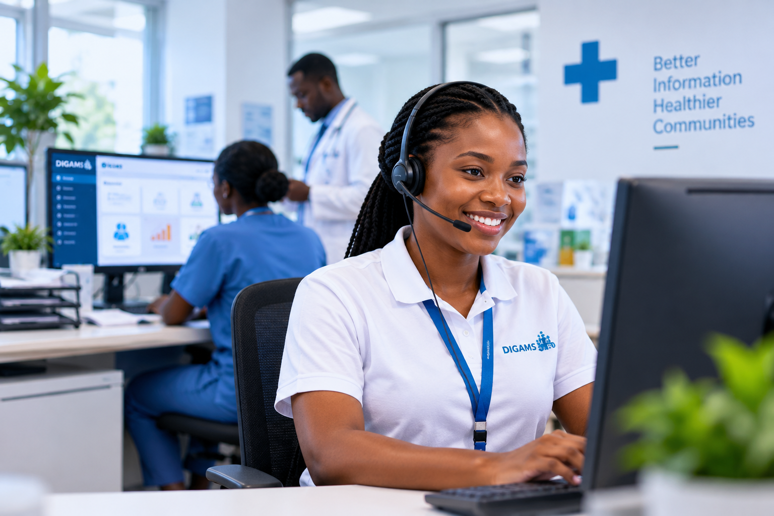 DIGAMS healthcare support team